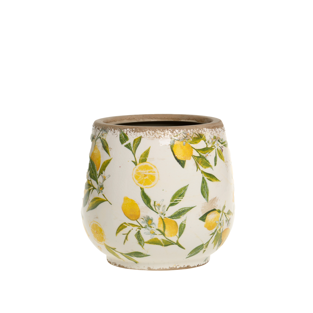 Chic Antique LIMONE krukke m. citroner lille Chic Antique LIMONE krukke m. citroner lille