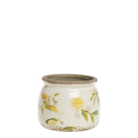 Chic Antique Limone Skjuler m. Citronmotiv - Ø 12 cm