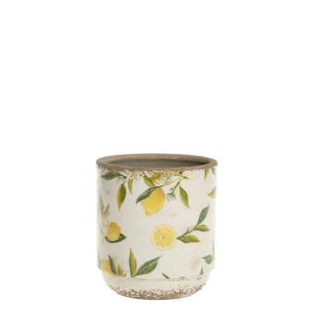 Chic Antique Limone Skjuler m. Citronmotiv - Ø 13 cm