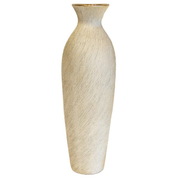 Classic Elegance Waister Vase Cream