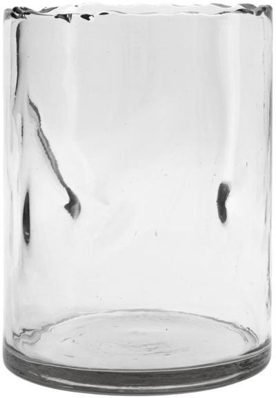 Clear, Vase, klar, H15x20 cm