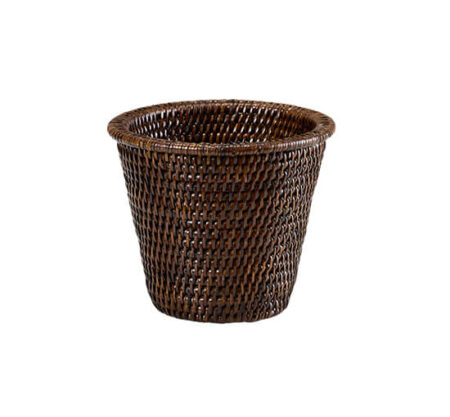Cognac potte rattan