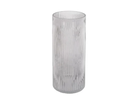 Columbine, Allure, Vase, Grå, Glas, H:30 x Dia:12,5 cm