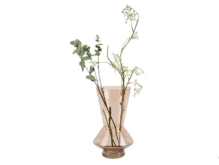 Columbine, Glow, vase, sand, H: 28 D: 17 cm