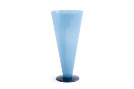 Conical vase, Petrol/Dark Blue - H26 cm