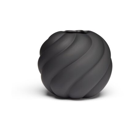 Cooee Design Twist ball vase 12 cm Black