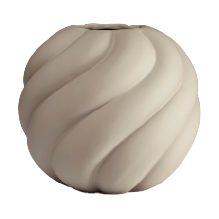 Cooee Design Twist ball vase 12 cm Sand