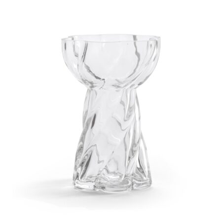 Cooee Design Twist bulb vase 12,8 cm Clear