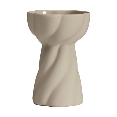 Cooee Design Twist bulb vase 12,8 cm Sand