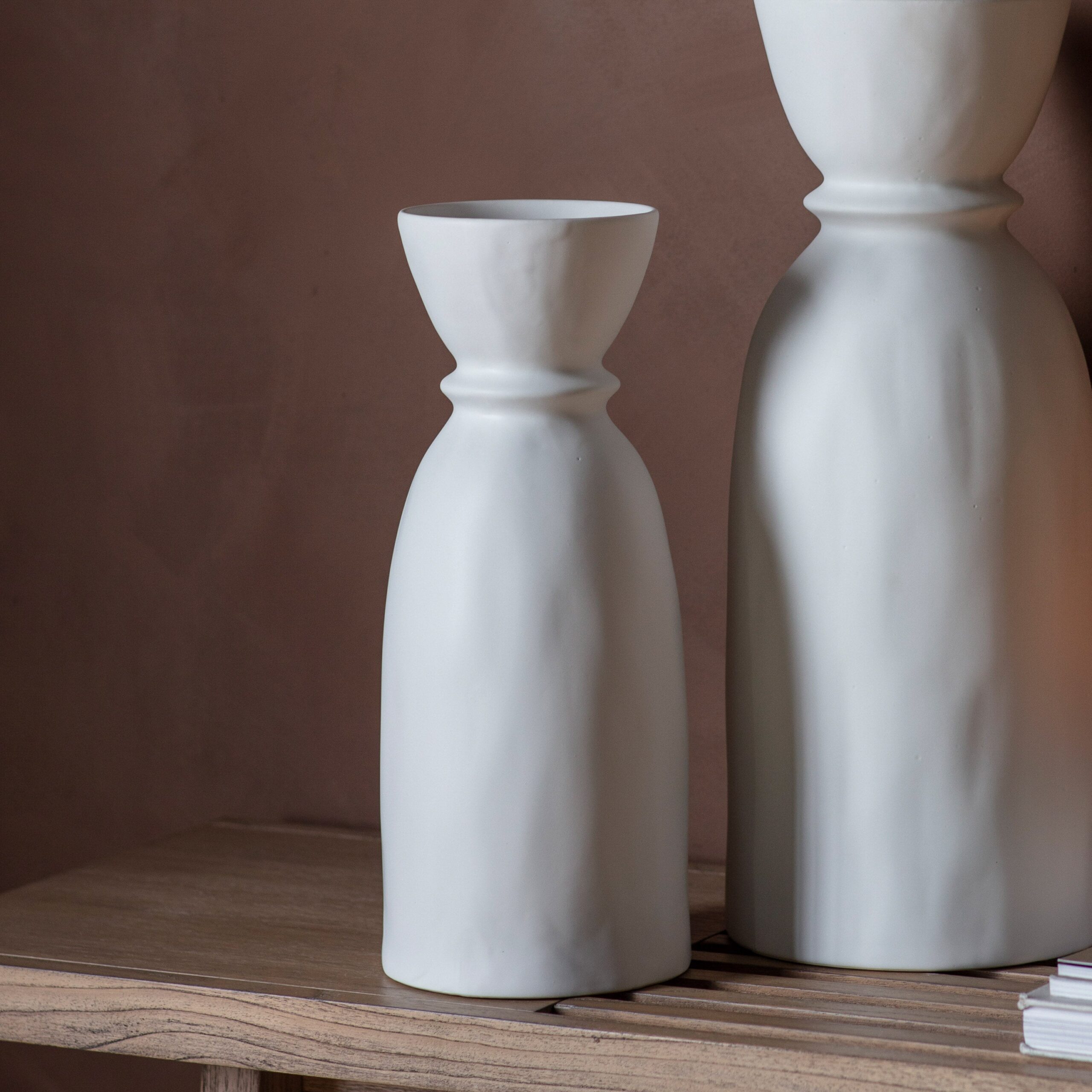 Cowden Bottle Vase White White Cowden Bottle Vase White White