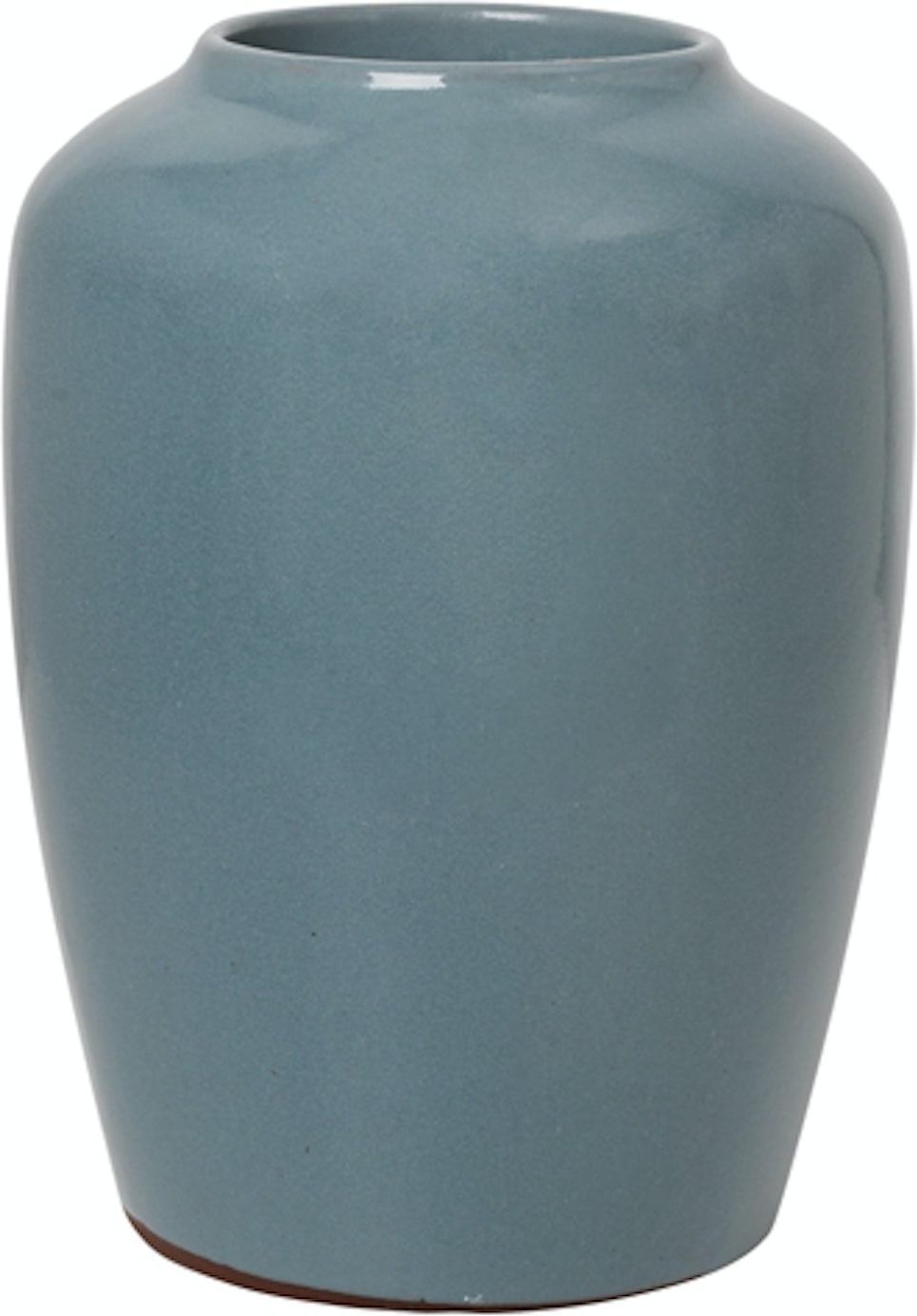 Cph curve, Vase, blå, H19x24,5 cm, ler Cph curve, Vase, blå, H19x24,5 cm, ler