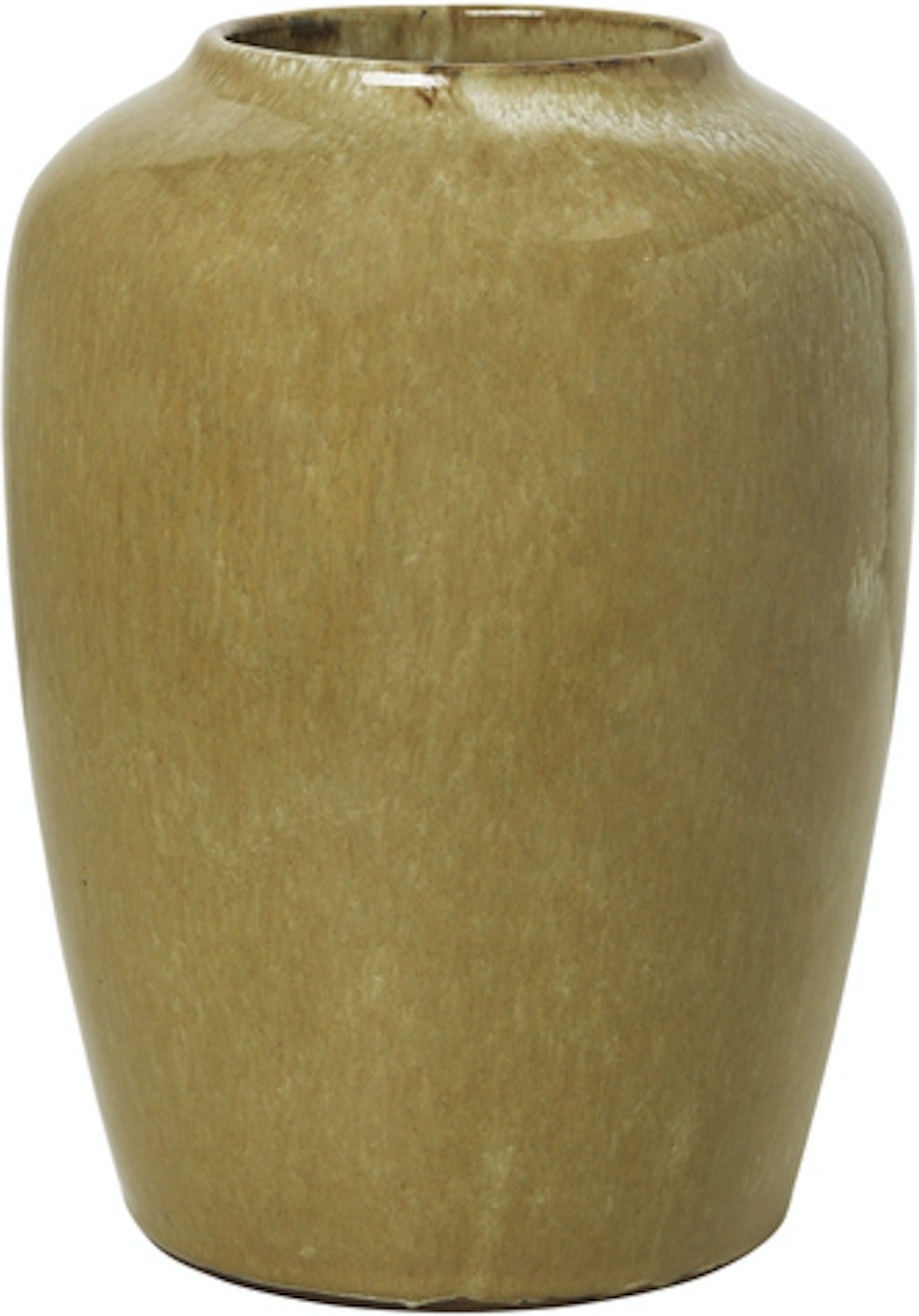 Cph curve, Vase, gul, H19x24,5 cm, ler Cph curve, Vase, gul, H19x24,5 cm, ler
