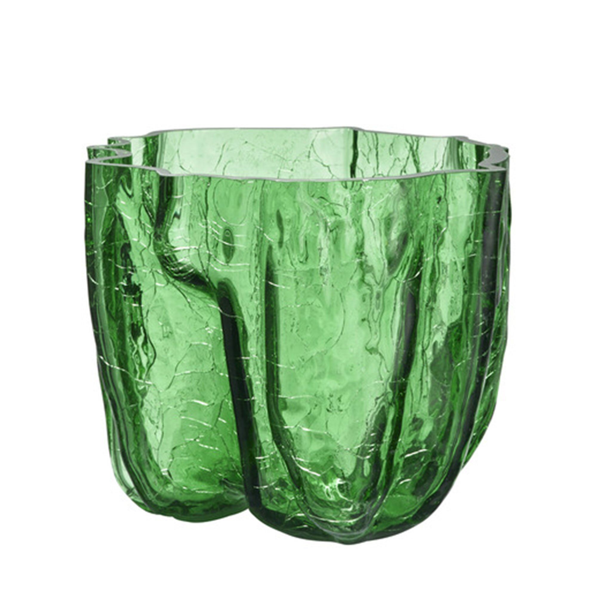 Crackle vase 175 mm, grøn Crackle vase 175 mm, grøn