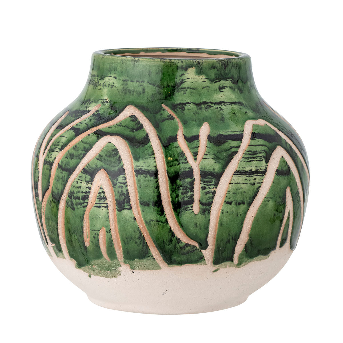 Creative Collection Eliya Vase, Grøn, Stentøj Creative Collection Eliya Vase, Grøn, Stentøj