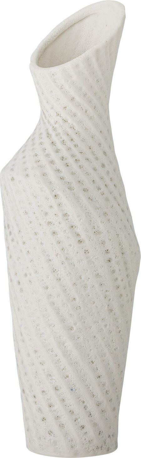 Creative Collection - Fikla Vase - Hvid - Stentøj Keramik