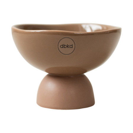 DBKD Base Dome krukke S Ø12 cm Nougat