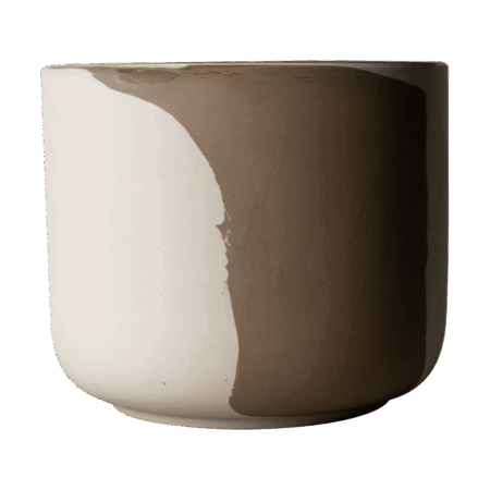 DBKD Calm krukke Ø23 cm Breige-brown