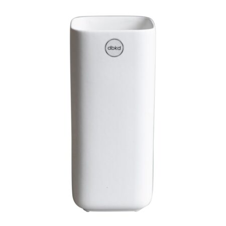 DBKD Cube vase 20 cm Matte white
