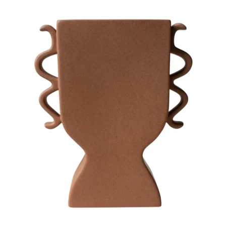 DBKD Flat vase 25 cm Terracotta
