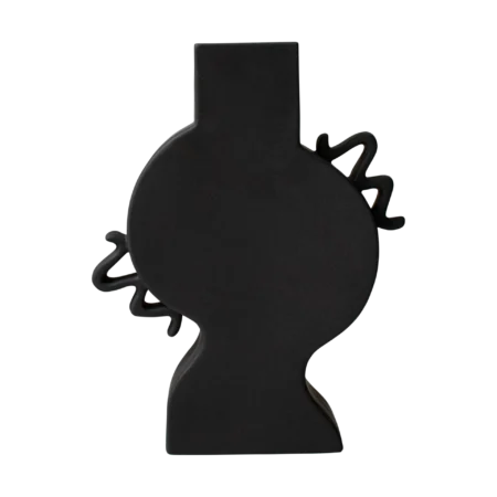 DBKD Flat vase 33 cm Black
