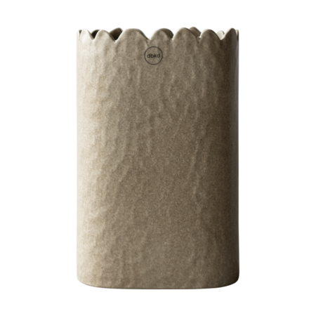 DBKD Flowery vase 20 cm Beige