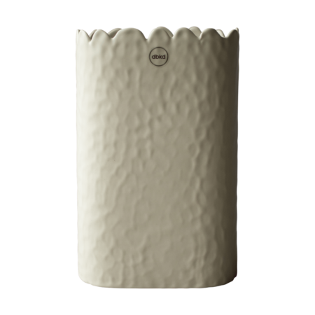 DBKD Flowery vase 20 cm Creme