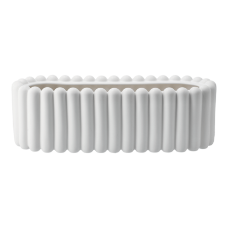 DBKD Mist krukke oval White