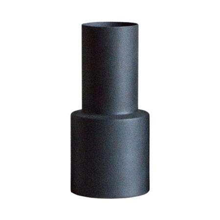DBKD Oblong vase cast iron (sort) large, 30 cm