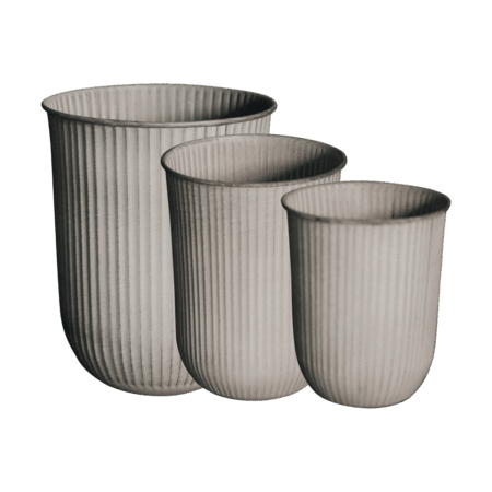DBKD Out stripe krukke 3-pak Beige