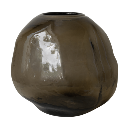 DBKD Pebble vase brun Stor, Ø28 cm