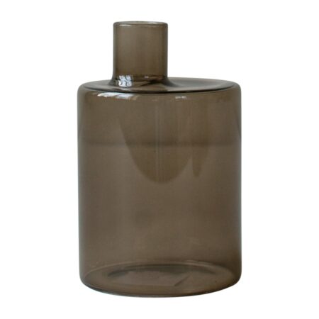 DBKD Pipe glasvase brown Small