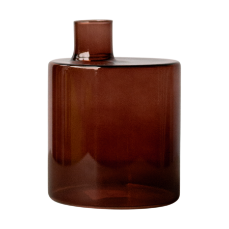 DBKD Pipe vase 14 cm Dark red