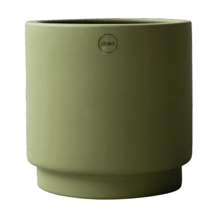 DBKD Solid krukke green Mellem, Ø16 cm