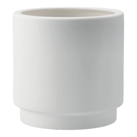 DBKD Solid krukke white Mellem Ø16 cm