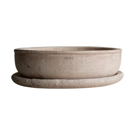 DBKD Terra bowl krukke Sand, Ø30 x 10,5 cm