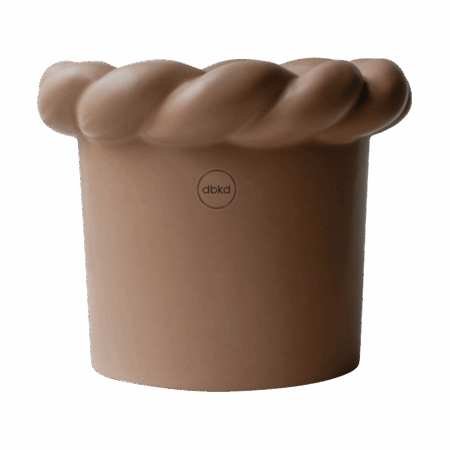 DBKD Twine krukke Ø14 cm Nougat