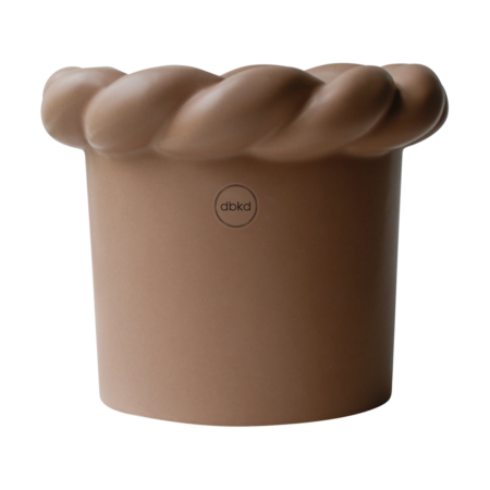 DBKD Twine krukke Ø14 cm Nougat