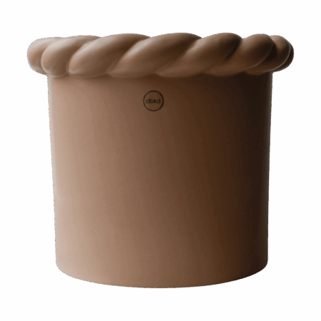 DBKD Twine krukke Ø22 cm Nougat