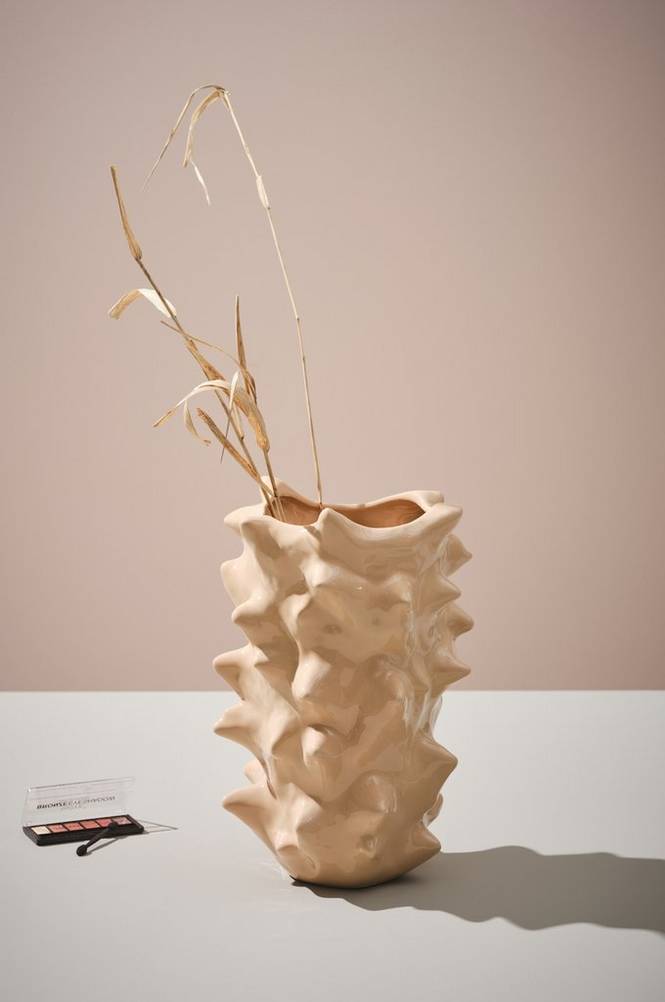 DELIA vase - høj Nude pink DELIA vase - høj Nude pink