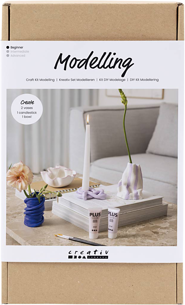 DIY Kit Modellering, Krukker og Vaser DIY Kit Modellering, Krukker og Vaser