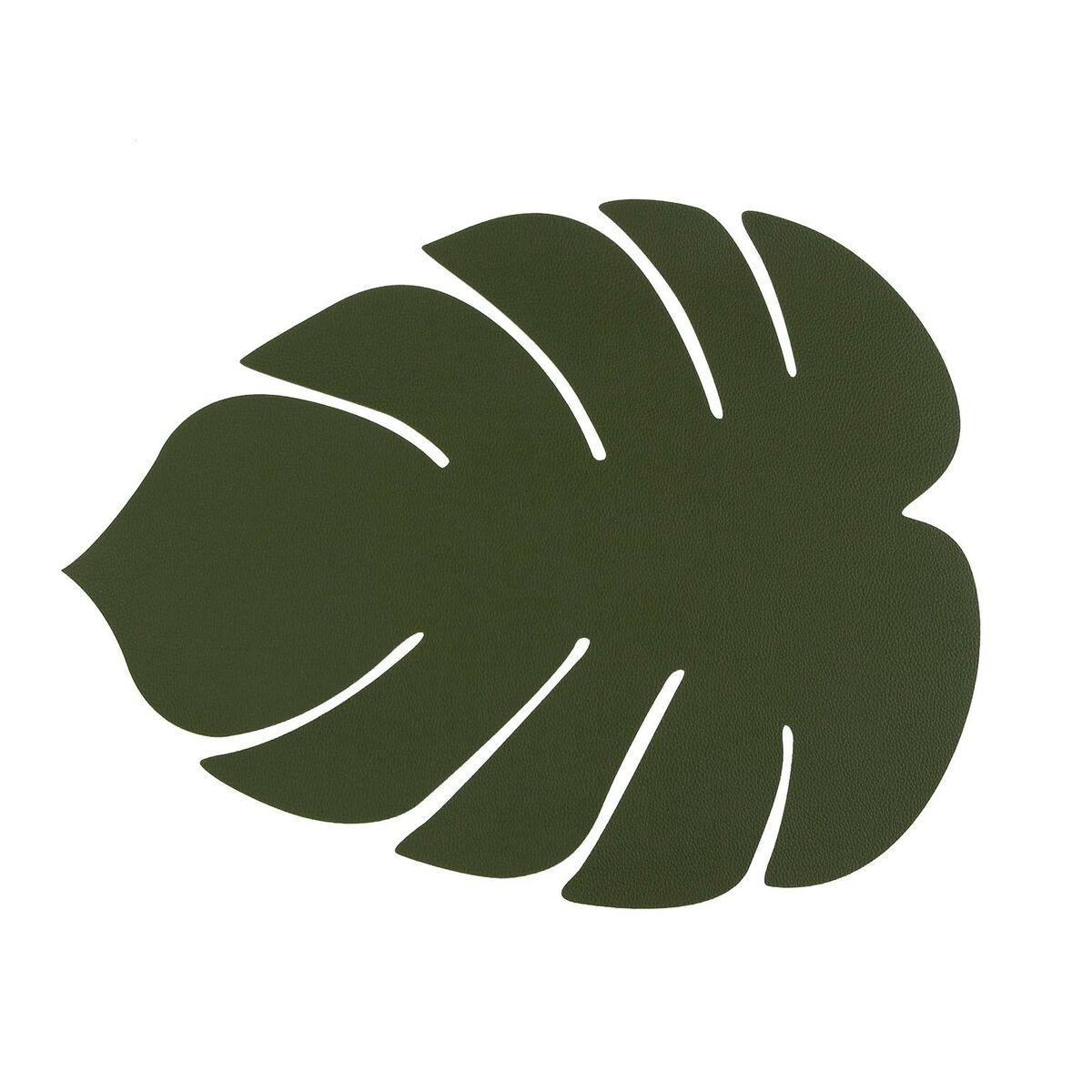 Dækkeserviet Versa Blad af en plante Grøn 35 x 44,5 cm Dækkeserviet Versa Blad af en plante Grøn 35 x 44,5 cm