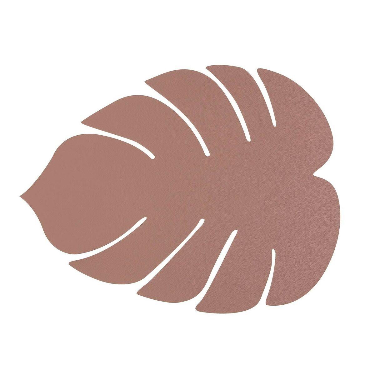 Dækkeserviet Versa Blad af en plante Pink 35 x 44,5 cm Dækkeserviet Versa Blad af en plante Pink 35 x 44,5 cm