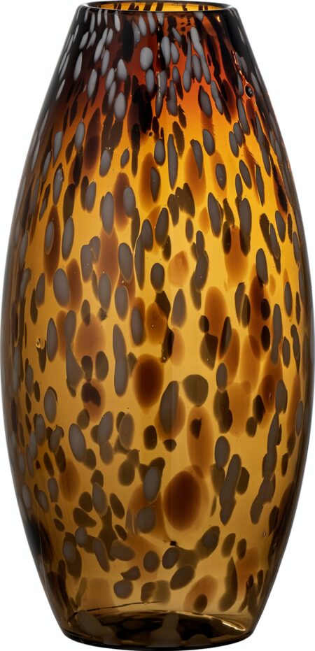 Daraz, Vase, Glas by Bloomingville (D: 17 cm. x H: 32 cm., Brun)