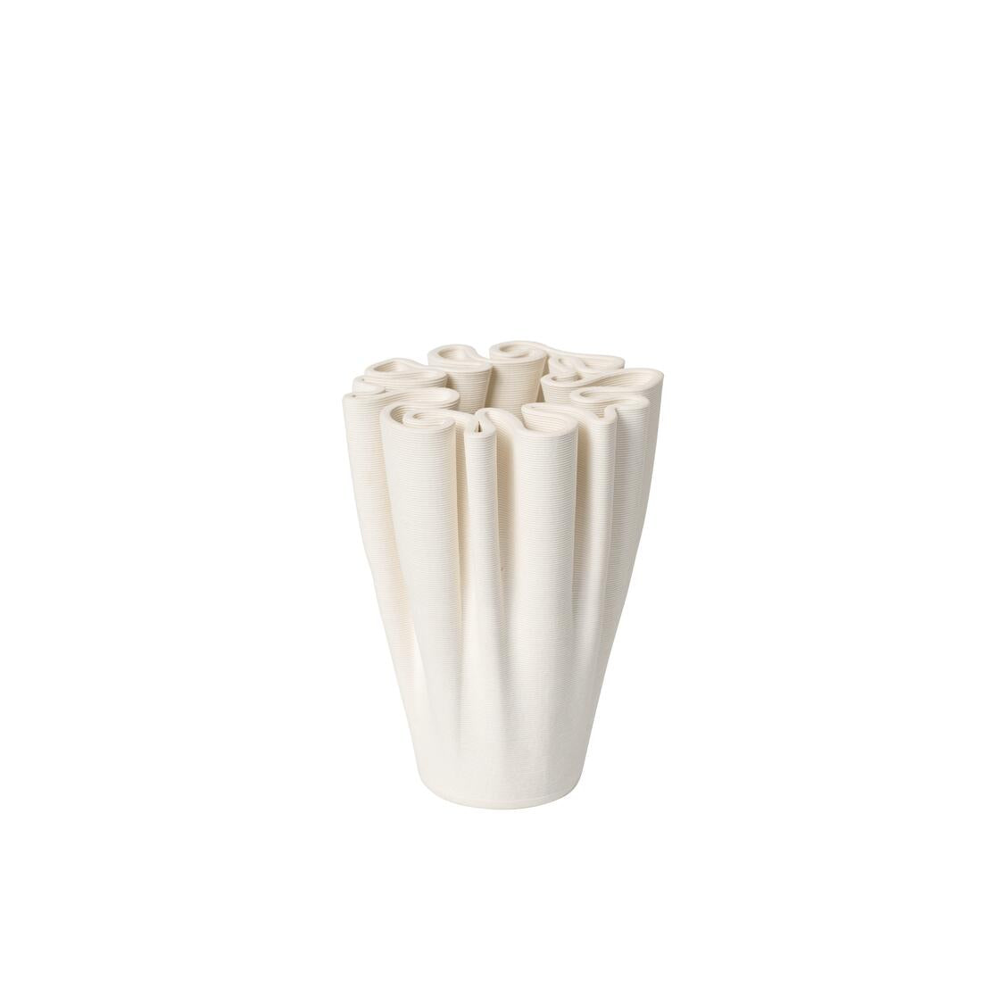 Dedali vase, H11 cm - Off-white Dedali vase, H11 cm - Off-white