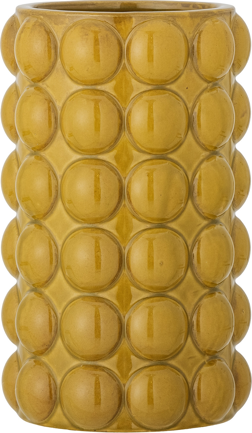 Deia, Vase, gul, stentøj Deia, Vase, gul, stentøj