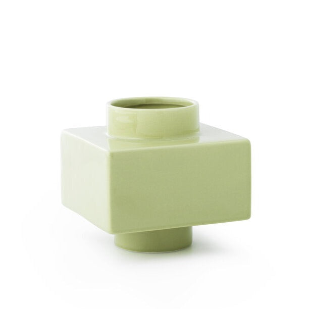 Deko objects stor vase, Sage - H16 cm. Deko objects stor vase, Sage - H16 cm.