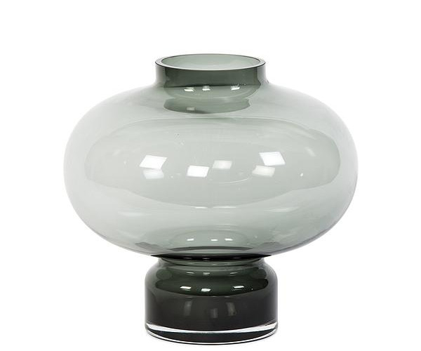 Dekocandle Boll glas vase - 32x35 cm - smoke grey Dekocandle Boll glas vase - 32x35 cm - smoke grey