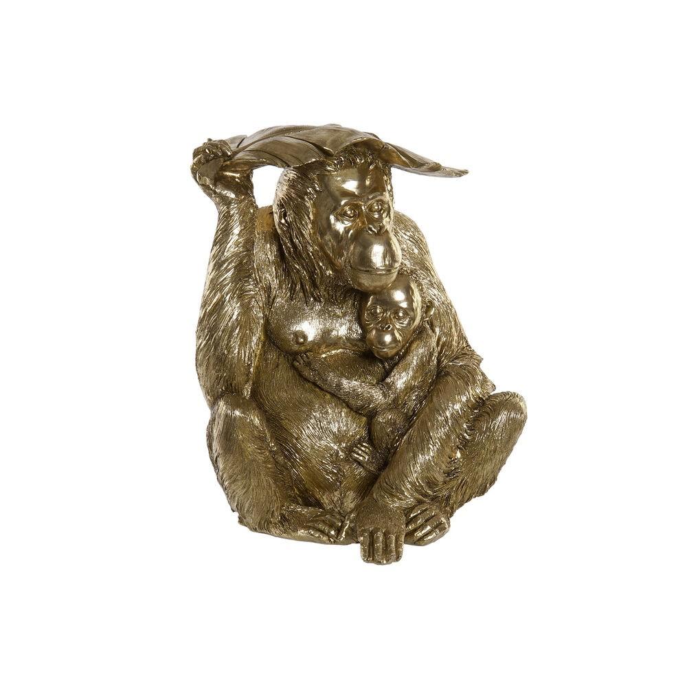 Dekorativ figur RF-170825 Gylden Kolonistil 39 x 39 x 50 cm Blad af en plante Dekorativ figur RF-170825 Gylden Kolonistil 39 x 39 x 50 cm Blad af en plante