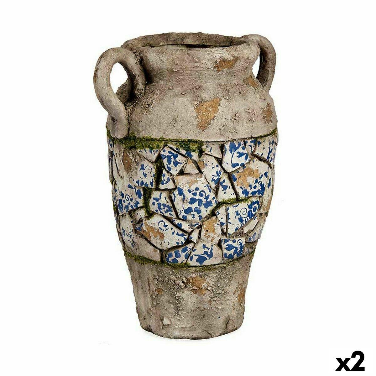 Dekorativ havefigur Vase Polyesterharpisk 21 x 34,5 x 28 cm (2 enheder) Dekorativ havefigur Vase Polyesterharpisk 21 x 34,5 x 28 cm (2 enheder)