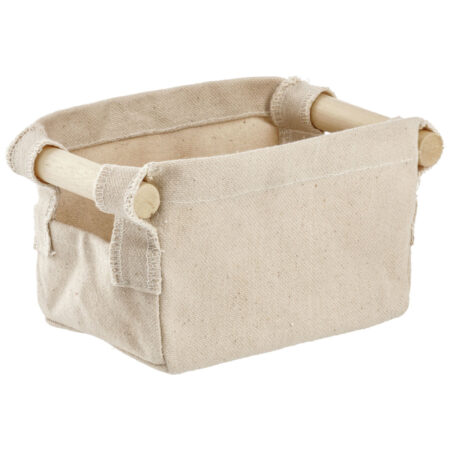 Dekorativ kurv Benka; 14x9x9 cm (LxBxH); Natur; Rektangulær